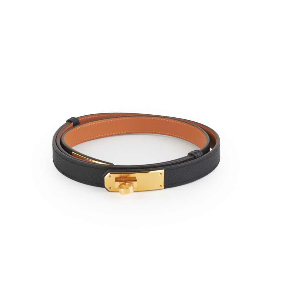 Hermes Kelly 18 Pocket Belt Noir
