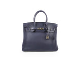 Hermes Birkin 35 Navy Blue T Stamp (2015)