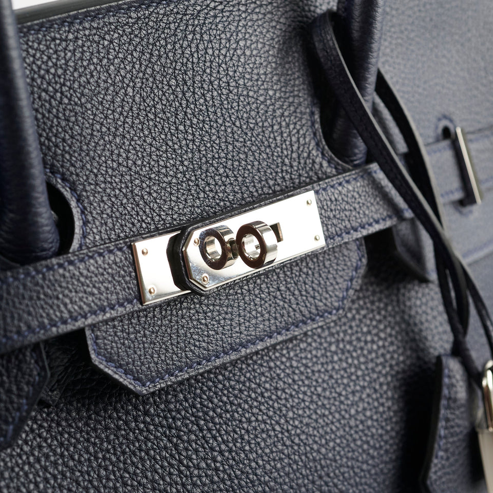 Hermes Birkin 35 Navy Blue T Stamp (2015)