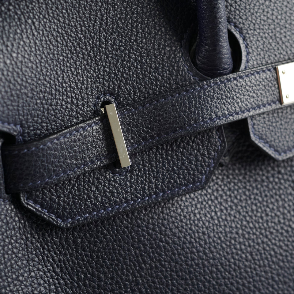 Hermes Birkin 35 Navy Blue T Stamp (2015)