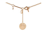 Hermes Ex-Libris Pedant Rose Gold with Diamond