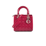 Dior Lady Dior Dark Red Patent Leather