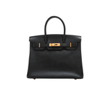Hermes Birkin 30 Ardennes Black - Stamp E Square