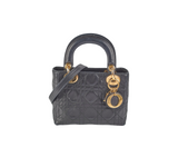 Christian Dior Lady Dior Mini Black Vintage 1997