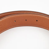Hermes H Buckle & Reversible Leather Strap 32mm / 100cm Noir Gold