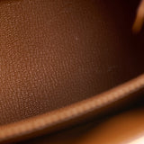 Hermes Kelly 25 Gold Epsom Z Stamp 2021