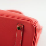 Hermes Birkin 35 Candy Epsom Rose Jaipur/Gold - Stamp O Circle
