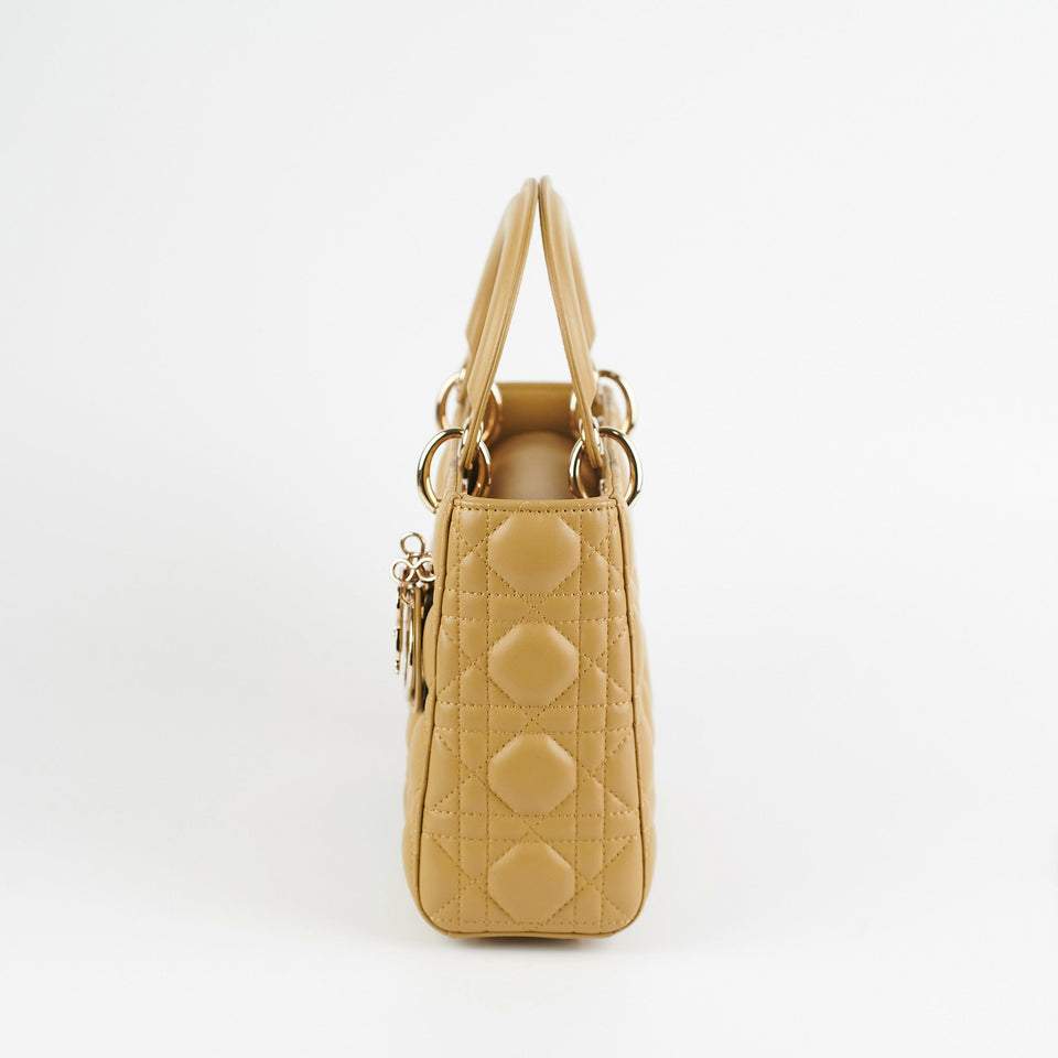 Dior Lady Dior Ethereal Green Cannage Lambskin