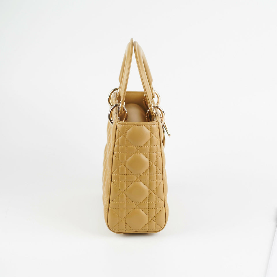 Dior Lady Dior Ethereal Green Cannage Lambskin