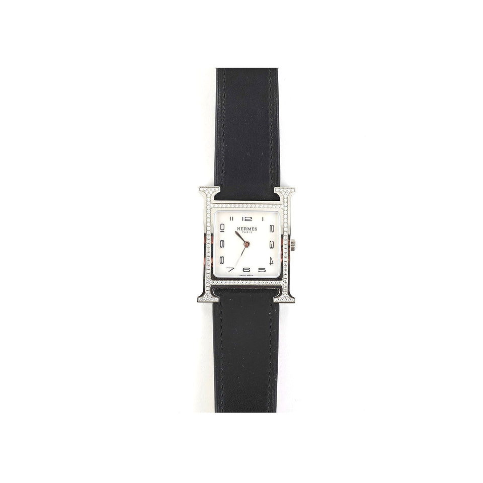 Hermes Heure H Watch Noir