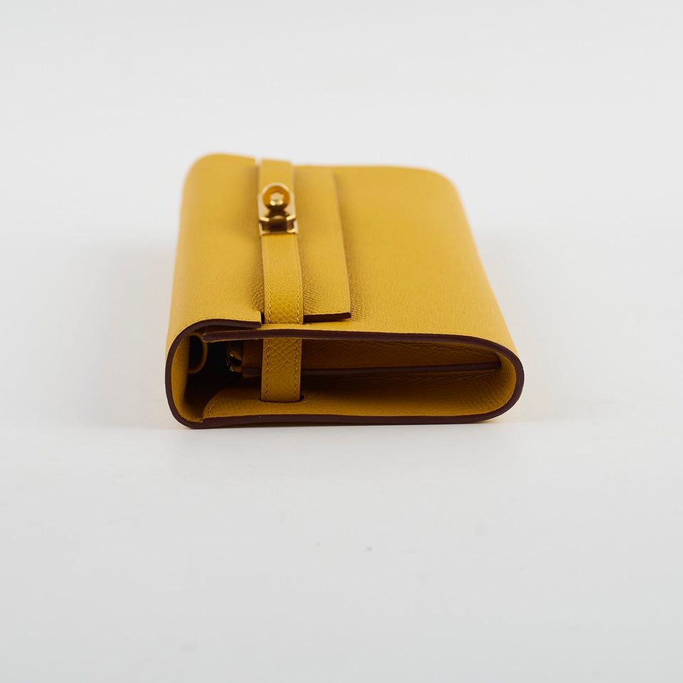Hermes Kelly To Go Yellow Epsom  - Stamp Z