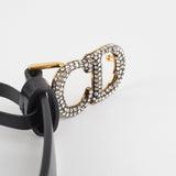 ITEM 5 - Christian Dior CD Rhinestone Gold Belt Size 75cm