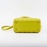 Christian Dior Lady Dior Medium Yellow
