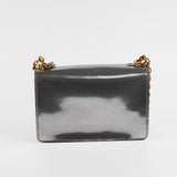Dior J'ADior Metallic Silver Patent Leather Medium
