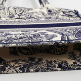 Christian Dior Book Tote Medium Navy