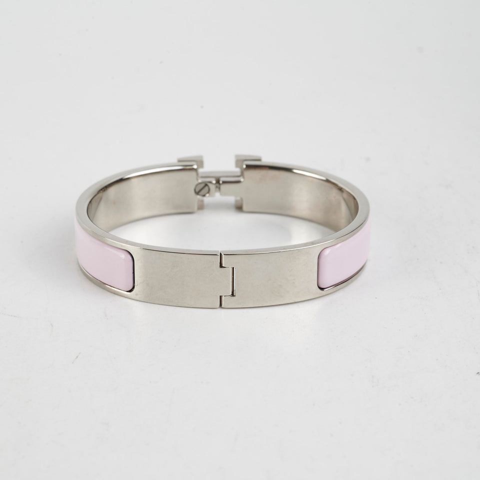 Hermes Clic H Bracelet Pink PM