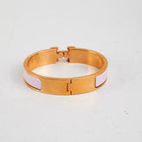 Hermes Clic H Bracelet Pink PM