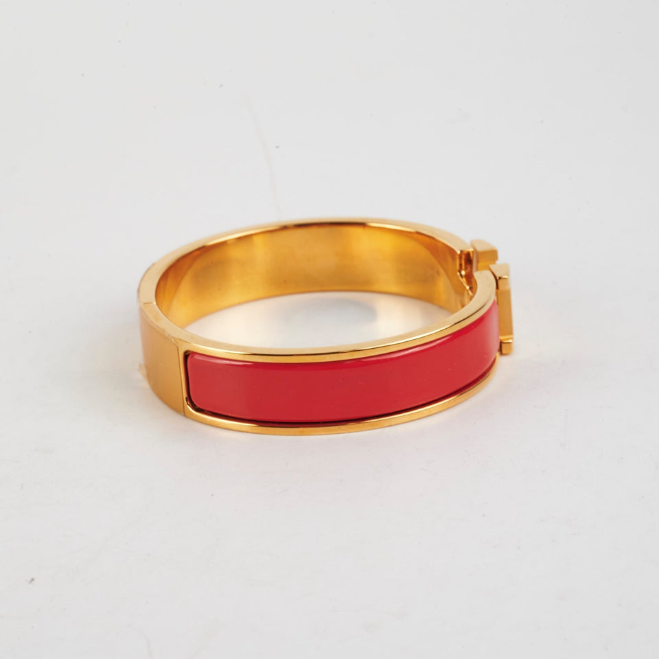 Hermes Clic H Bracelet Red PM