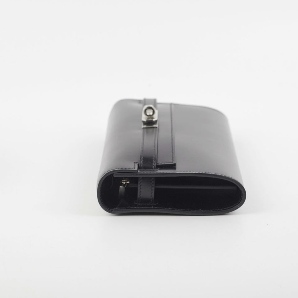Hermes Kelly To Go Noir Box Calf