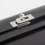 Hermes Kelly To Go Noir Box Calf