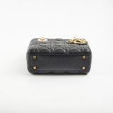 Christian Dior Mini Lady Dior Lambskin Black