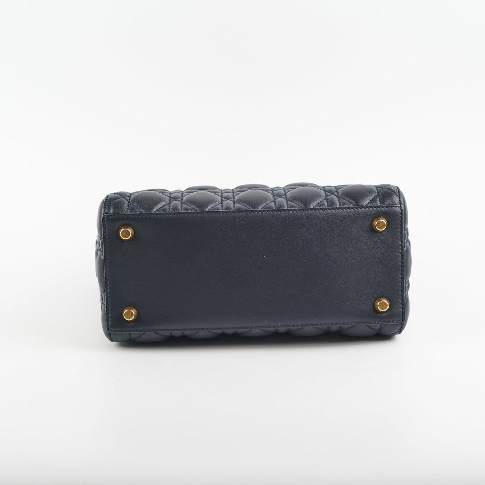 Dior Lady Dior Dark Navy Medium