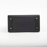 Hermes Birkin 25 Sellier Epsom Noir - U Stamp