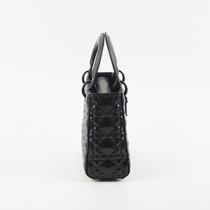 Christian Dior My ABC  Lady Dior Calfskin Small Cannage Bag Black