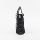 Christian Dior My ABC  Lady Dior Calfskin Small Cannage Bag Black