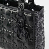 Christian Dior My ABC  Lady Dior Calfskin Small Cannage Bag Black