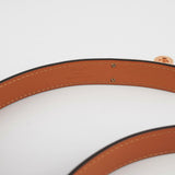 Hermes Kelly 18 Belt Epsom Etoupe Rose Gold