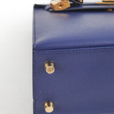 Hermes Kelly 25 Epsom Bleu Saphir U Stamp 2022