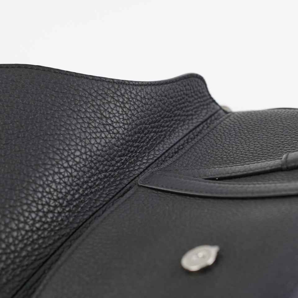 Christian Dior Soft Saddle Mini Black Grained Calfskin Bag