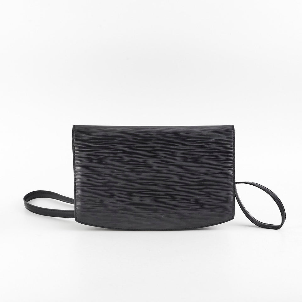 Louis Vuitton Vintage Clutch Epi Black