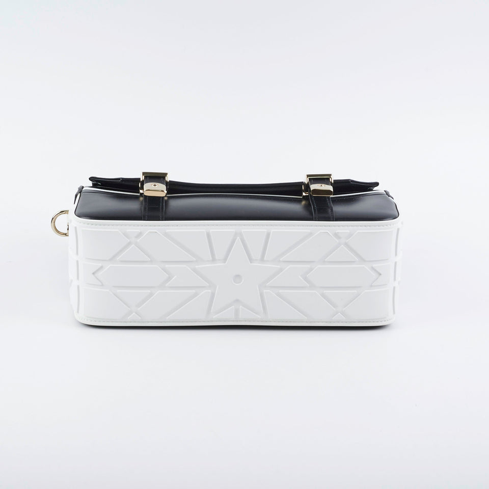 Christian Dior Camp Bag Black And White