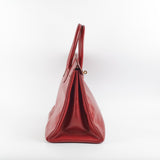 Hermes Birkin 35 Red - I Square Stamp 2005