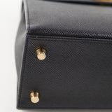Hermes Kelly 25 Epsom Noir Stamp X