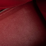 Hermes Birkin 35 Red - I Square Stamp 2005