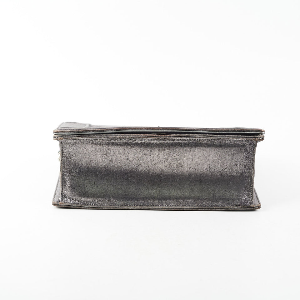Dior Medium Diorama Metallic Grey