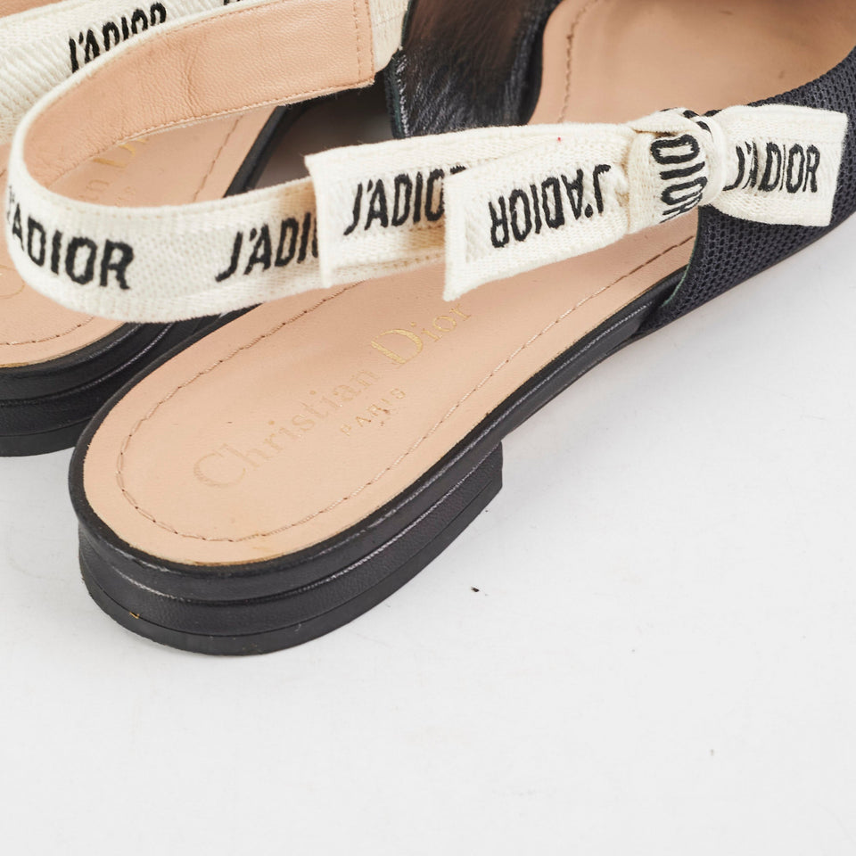 Dior J'aDior Slingback Flats Size 40