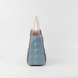 Christian Dior Medium Lady Dior Tri Colour Top Handle