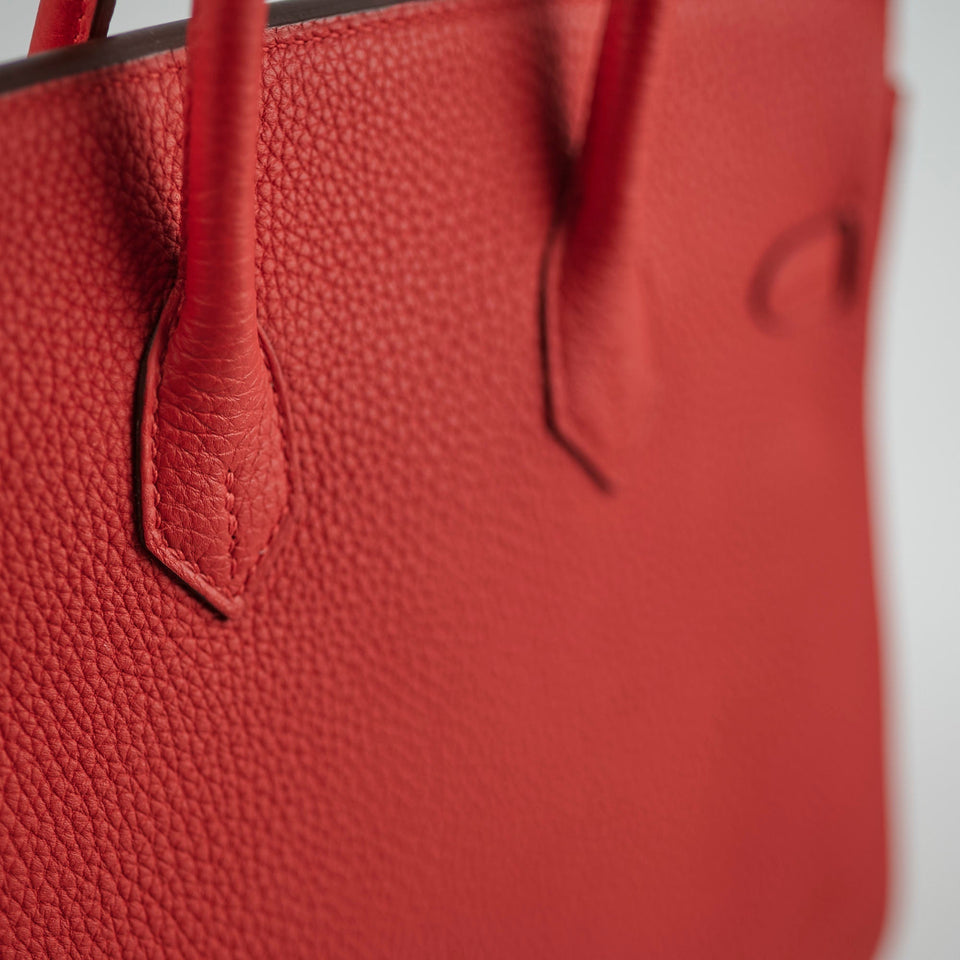 Hermes Birkin 25 Togo Rogue De Coeur - D Stamp