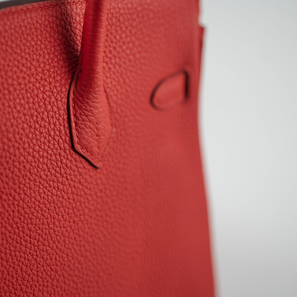 Hermes Birkin 25 Togo Rogue De Coeur - D Stamp