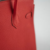 Hermes Birkin 25 Togo Rogue De Coeur - D Stamp