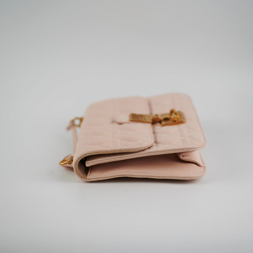 Christian Dior Dioraddict Flap Lambskin Light Pink