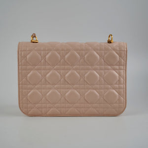Christian Dior Dioraddict Flap Lambskin Light Pink