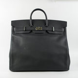 Hermes Haut A Courroies 50 Birkin Noir Black Togo