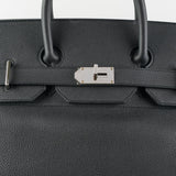 Hermes Haut A Courroies 50 Birkin Noir Black Togo