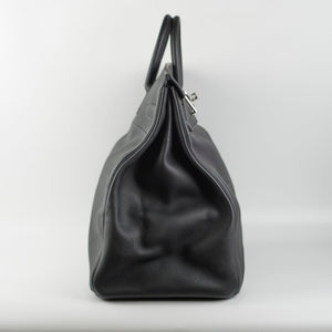 Hermes Haut A Courroies 50 Birkin Noir Black Togo