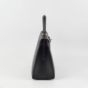Hermes Kelly 28 Black C Stamp 2018